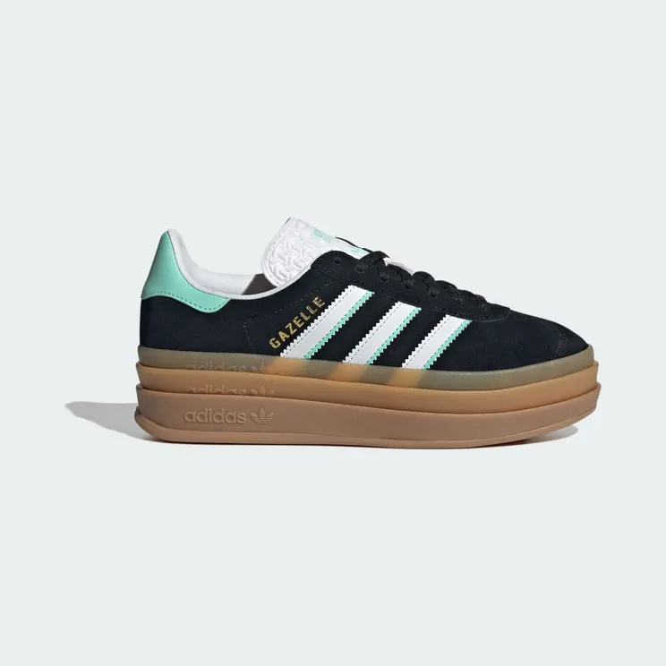 adidas Gazelle Bold Black White Mint Gum (IH6456)