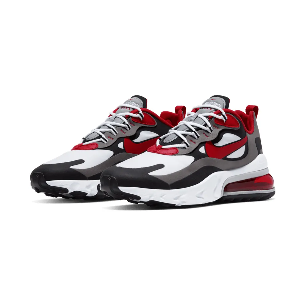 Nike Air Max 270 React Black Iron Grey University Red Black/White-Iron Grey-University Red (CI3866-002)