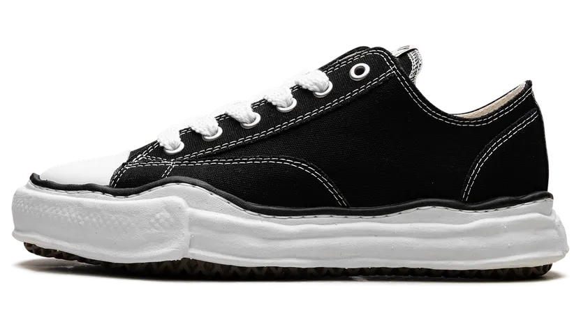 Maison Mihara Yasuhiro Peterson OG Sole Canvas Low “BLACK” (A01FW702-BLK)