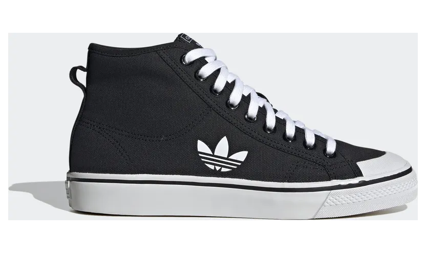 Adidas Nizza High ‘Core Black’ Core Black/Core Black/Cloud White (FW8352)