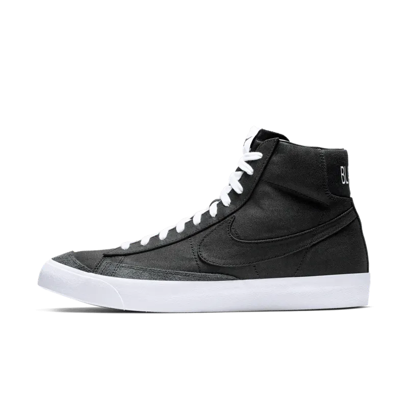 Nike Blazer Mid 77 Vintage Black Canvas Black/Black-Black-White (CD8238-001)