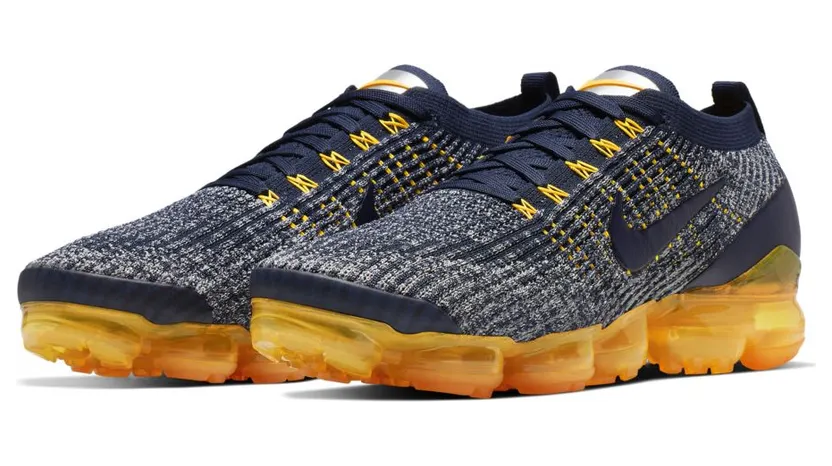 Nike Vapormax Flyknit 3 College Navy Orange