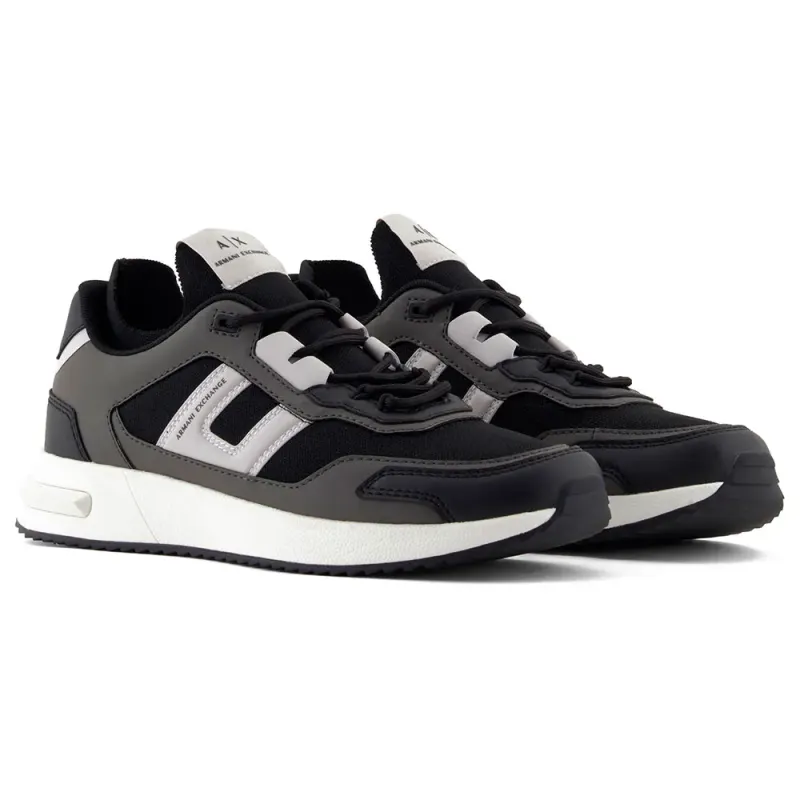 Armani Exchange Armani sneaker Dark Gull Gray / Black (XM001682AF17359U80927)