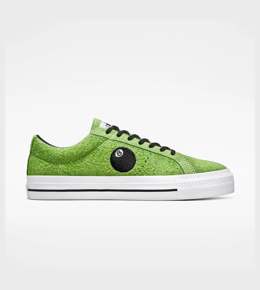 Converse Converse x Stüssy One Star Pro 8-Ball Green Flash/wit/zwart (A03712C)