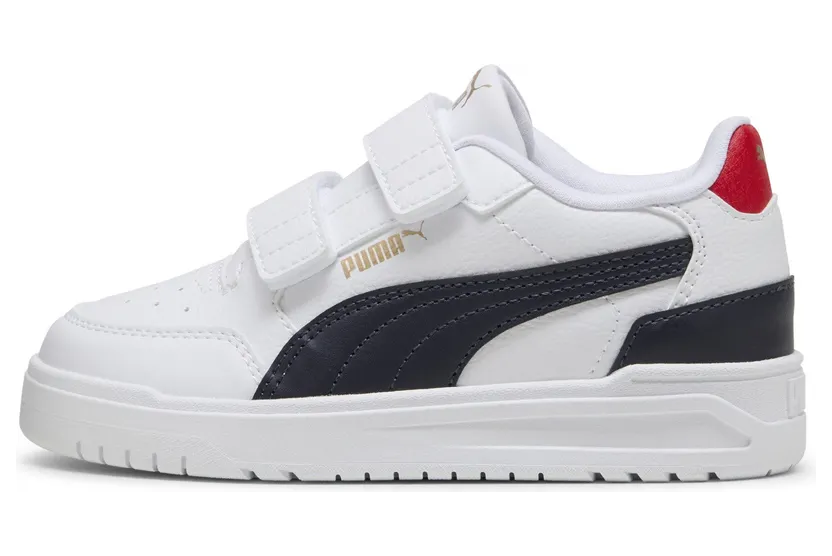 Puma Shuffle Downtown “Puma White / New Navy / For All Time Red” (403740_03)