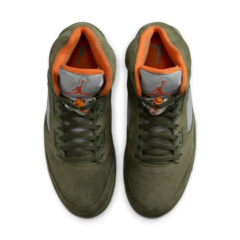 Air Jordan 5 Retro Army Olive/Solar Orange (DD0587-308)