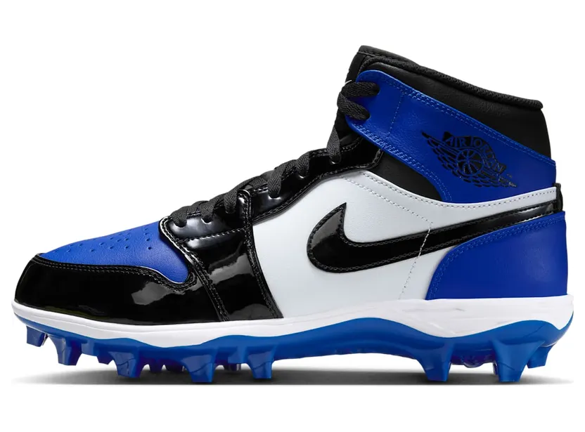 Jordan 1 Mid TD Cleat “Game Royal Patent” (FJ6805-401)