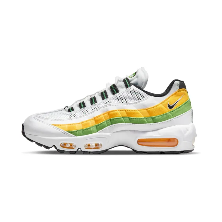 Nike Air Max 95 Essential “White / Green Apple / Tour Yellow / Black” (DQ3429-100)