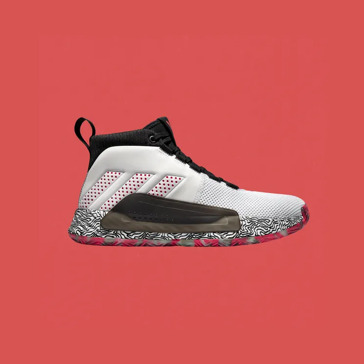 Adidas Dame 5 ‘You Know What Time It Is’ Cloud White/Shock Red/Clear Mint (F36561)