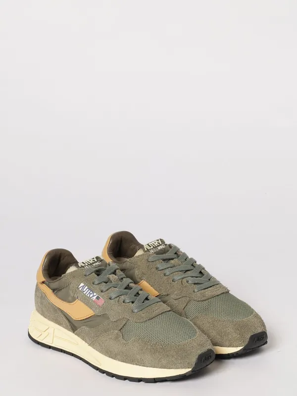 Autry Reelwind in Suede and Nylon Brown (WWLMUT44)