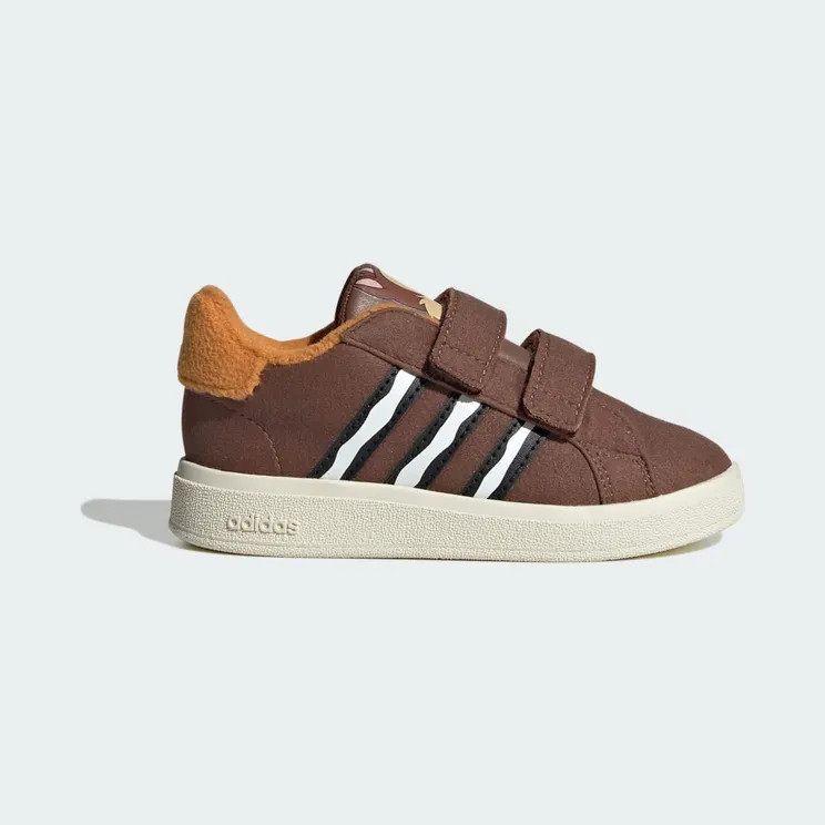 adidas Grand Court x Disney Chipmunks Preloved Brown / Core Black / Off White (IG0452)
