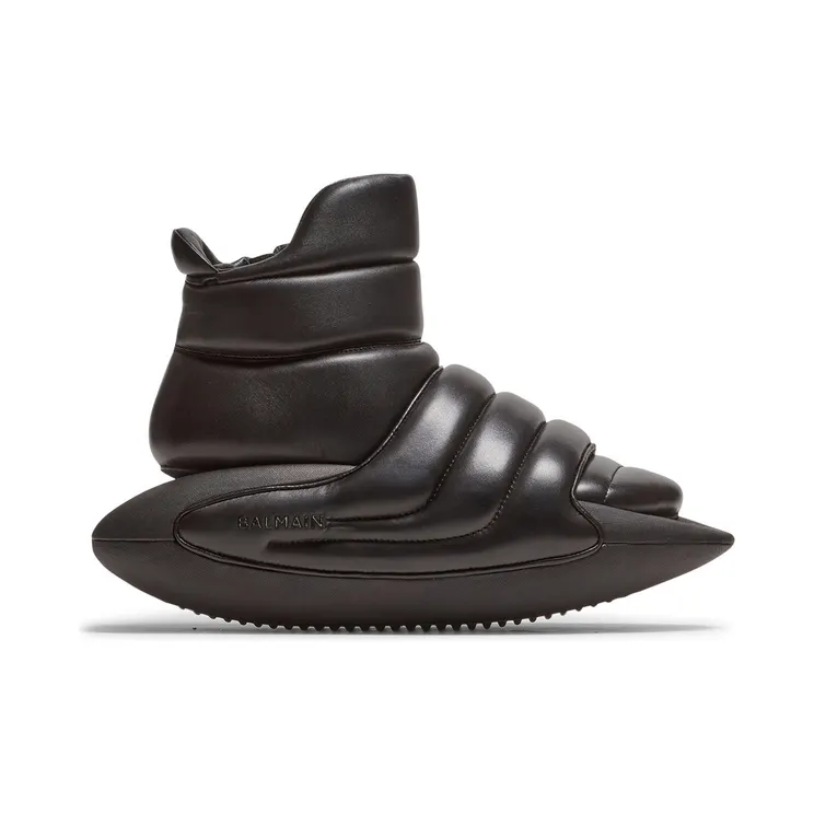 Balmain B-IT Mules High-Top Black (YM0VH315LPNX)