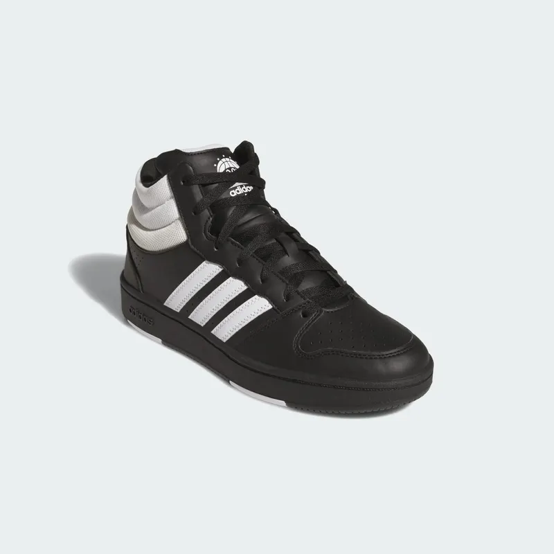 Adidas HOOPS MID CLASSIC Shoes Core Black / Cloud White / Orbit Grey (KI1035)