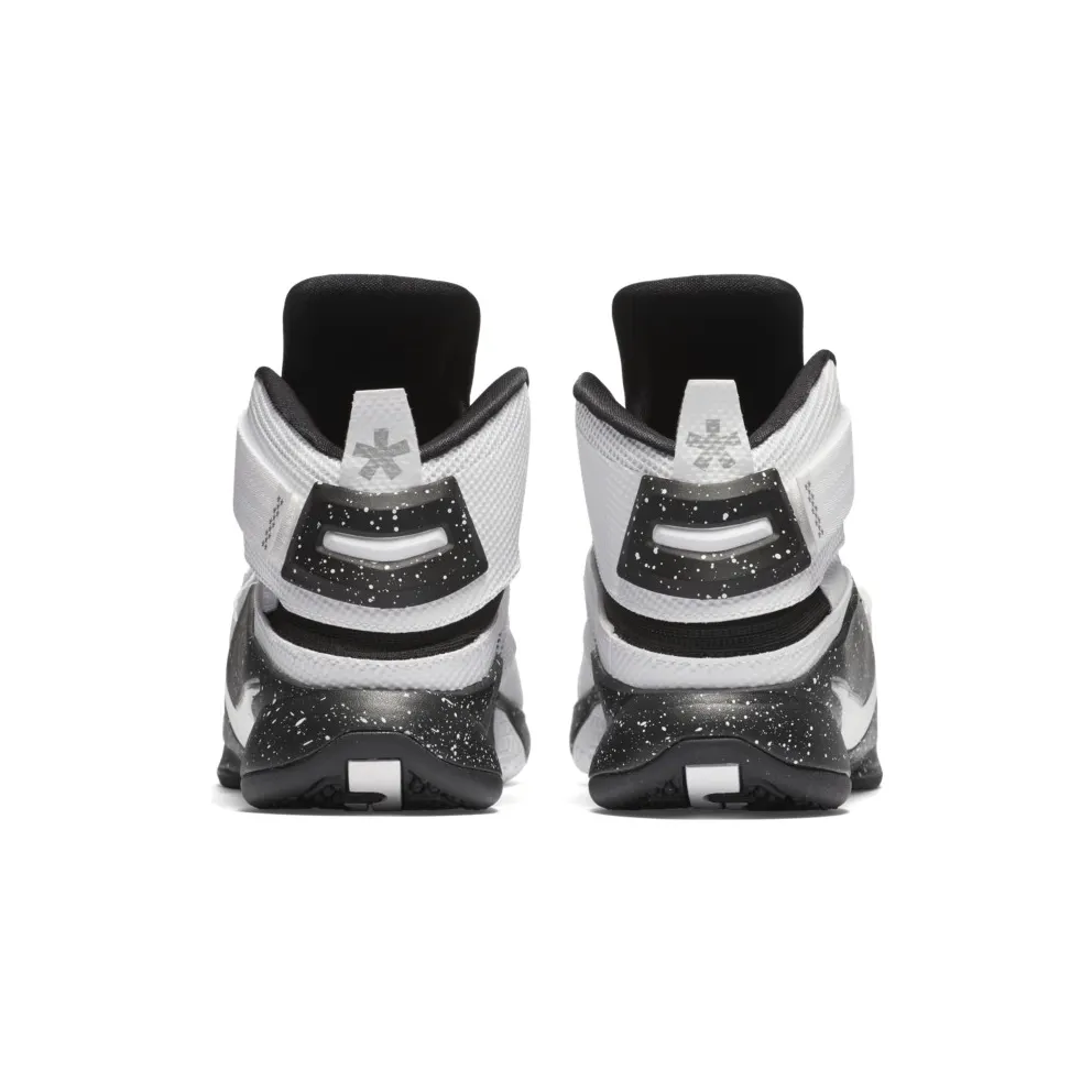LeBron Soldier 9 “FLYEASE” White/Black-Silver (846246-110)