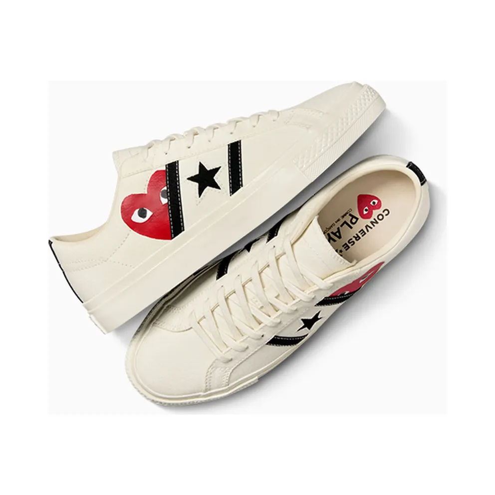 Converse x PLAY Comme des Garçons One Star Academy Pro Milk/Black/Red (A09878C)