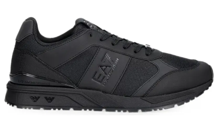 Ea7 Emporio Armani Sneakers mit Kontrasteinsätzen – Blau (7X000656AF13550)