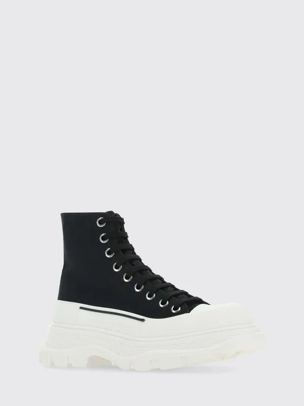 Mcqueen Tread Slick Cotton Canvas Black (697080W4MV21070)