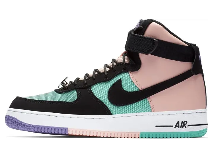 Nike Air Force 1 High ‘Have A Day’ Hyper Jade/Bleached Coral-Space Purple-Black (CI2306-300)