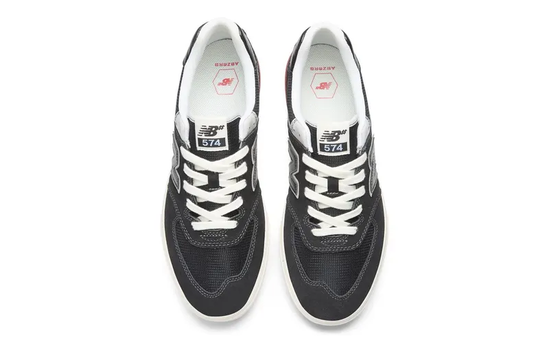 New Balance Numeric 574 Vulc Black White (NM574VYW)
