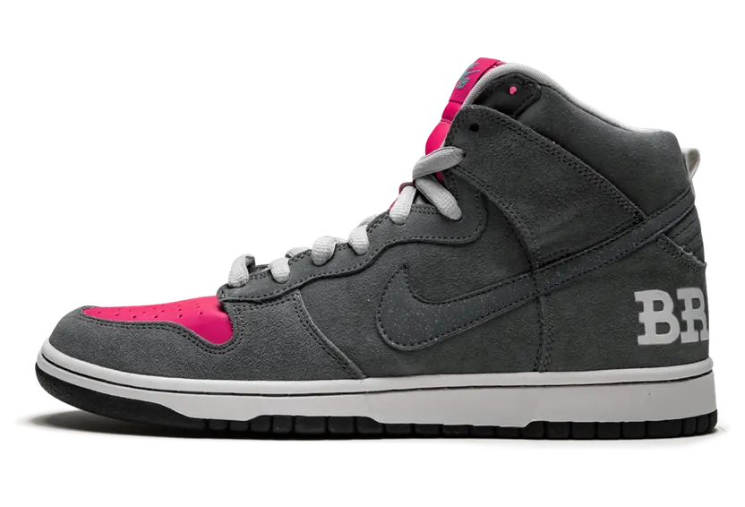 Nike Dunk High Premium SB ‘Brain Wreck’ Pavement Grey/Ntrl Gry-Vvd Pnk (313171-007)