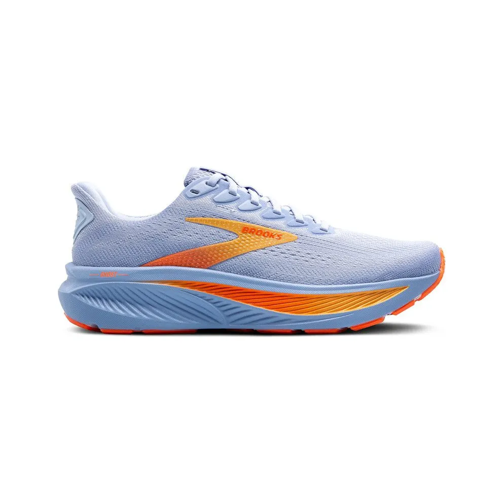 Brooks Ghost 17 Blue Heron White Orange (120431-1B-443)