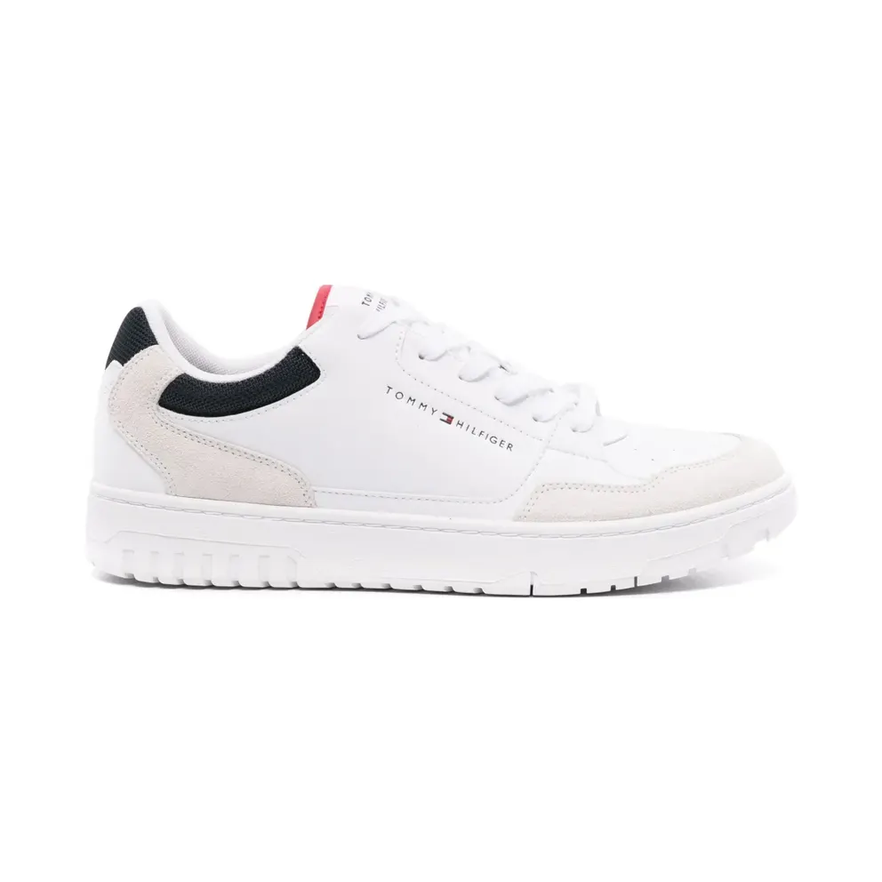 Tommy Hilfiger Cleat leren – White (FM0FM05058)
