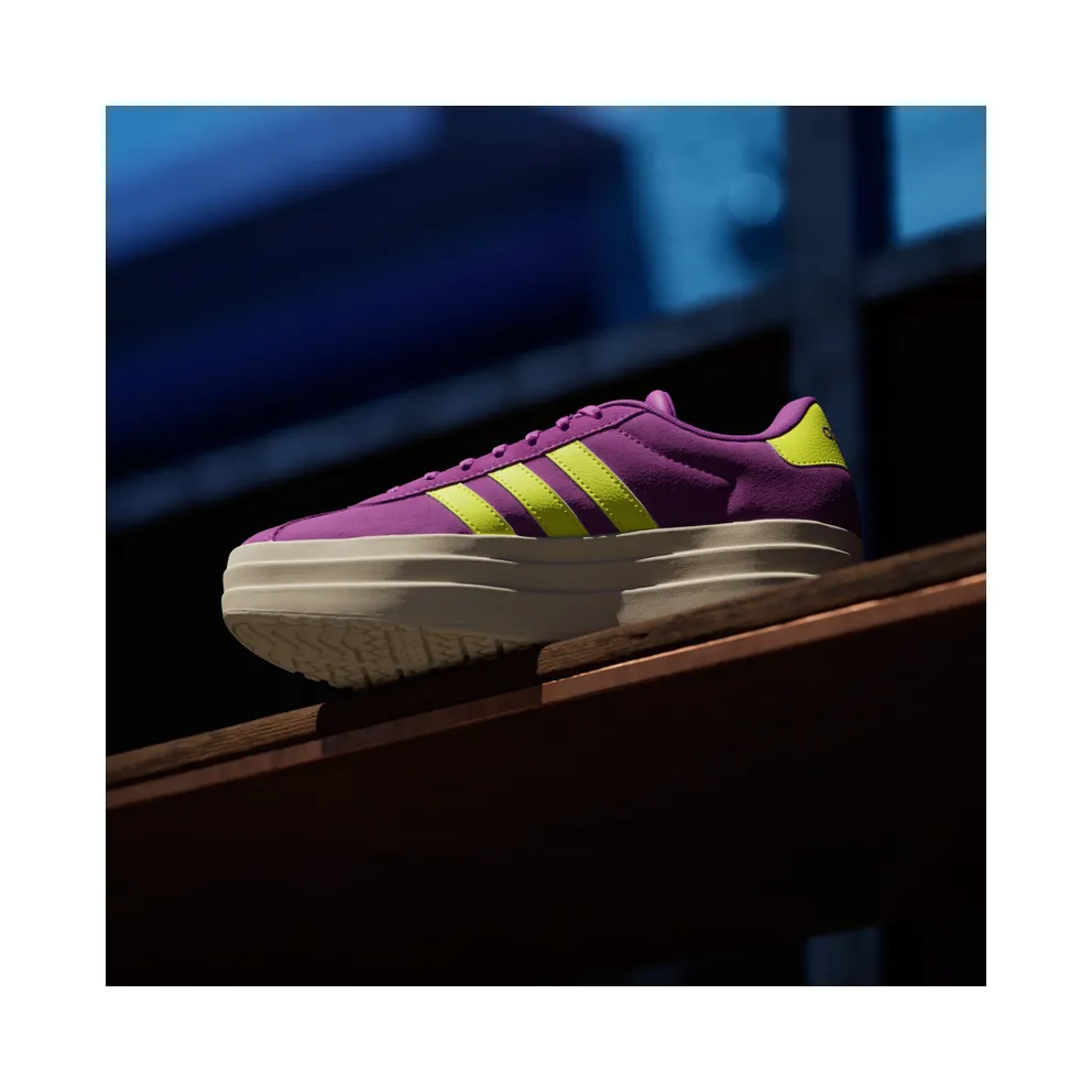 Adidas VL Court Bold Flash Pink / Lucid Lemon / Silver Metallic (JI1785)