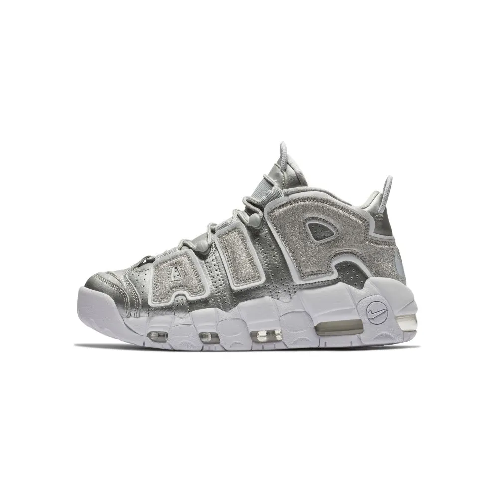 Nike Air More Uptempo Loud And Clear (W) Metallic Silver/Metallic Silver-White (917593-003)