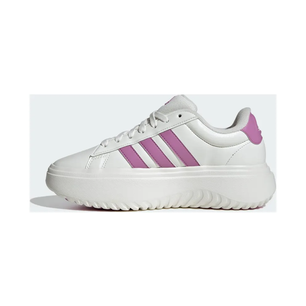 adidas Grand Court Platform Core White Preloved Purple (IH2423)