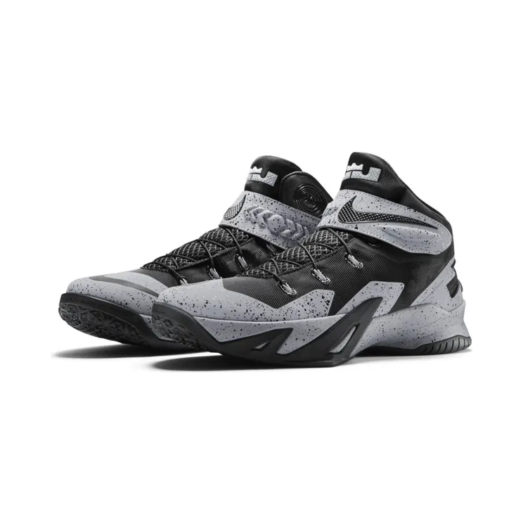 LeBron Soldier 8 “FLYEASE” Black/Black-Wolf Grey (805894-002)
