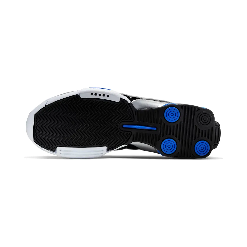 Nike Shox BB4 Black Patent White/Metallic Silver-Black-Racer Blue (AT7843-102)