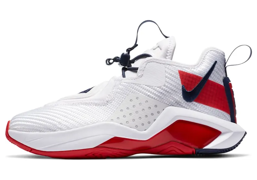 Nike LeBron Solder 14 White University Red (CN8689-100)