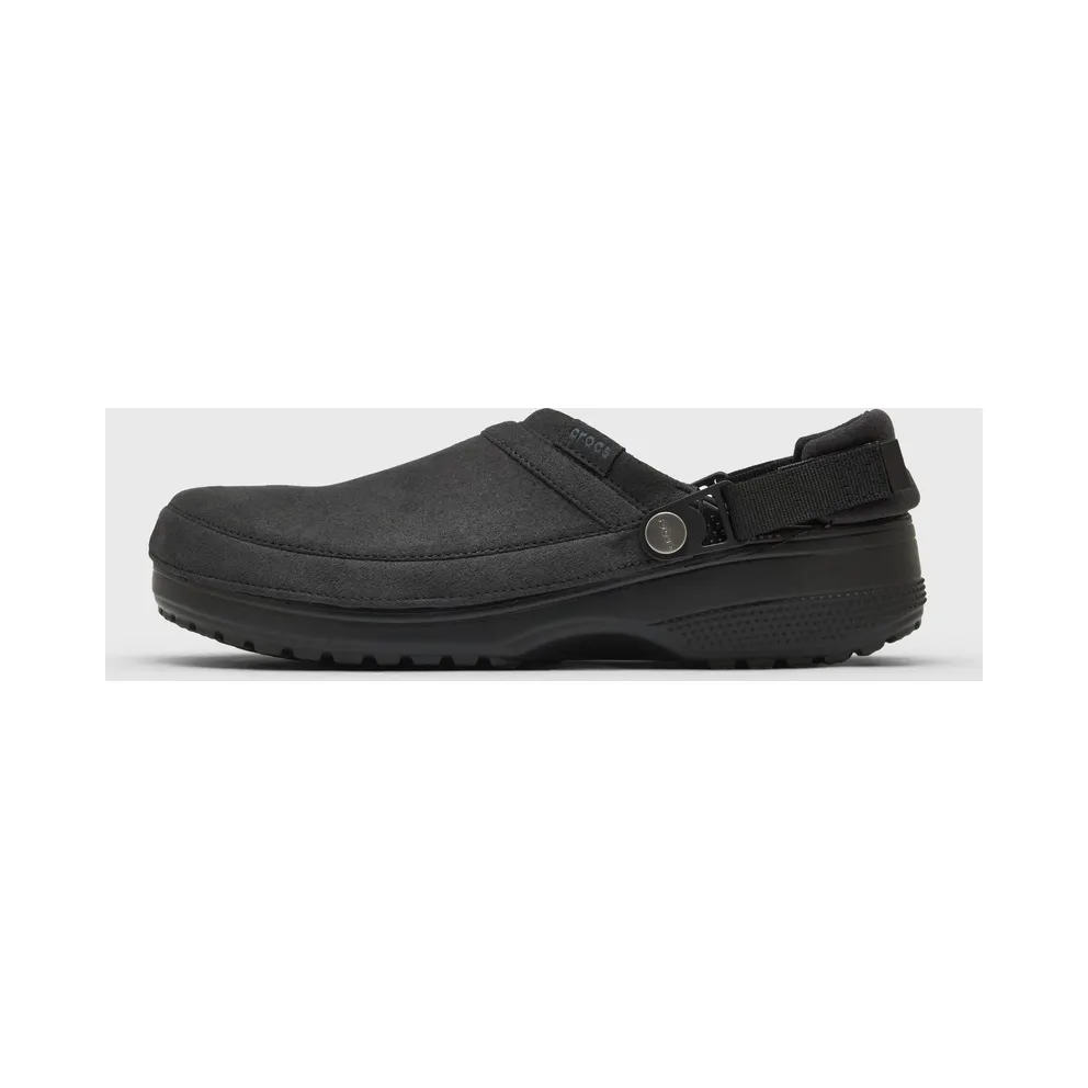 Crocs Classic Crafted Vegan Suede Clog Black