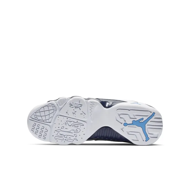 Jordan 9 Retro Pearl Blue (GS) White/University Blue-Midnight Navy (302359-145)