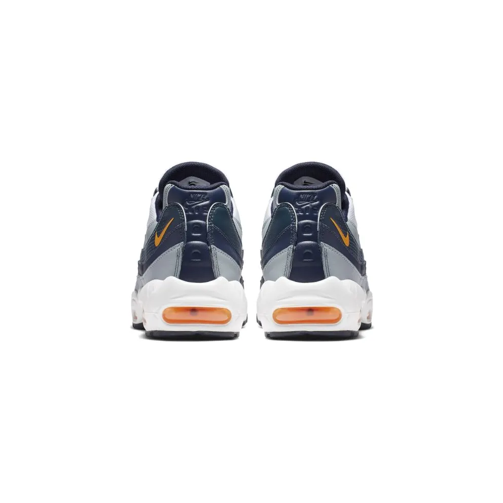Nike Air Max 95 Midnight Navy Laser Orange Midnight Navy/White-Obsidian Mist-Laser Orange (AJ2018-401)