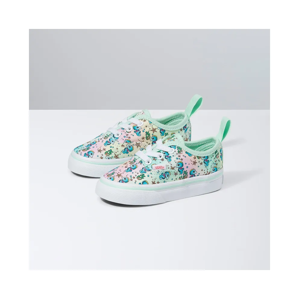 Vans Authentic Elastic Lace TD “Rainbow Seahorse” (VN0A4BUYZQP)
