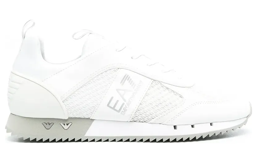 Ea7 Emporio Armani Sneakers mit Logo-Streifen – Weiß (X8X027XK050)