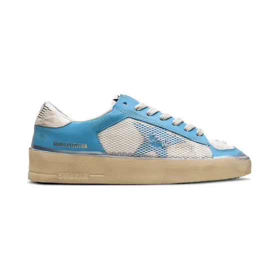 Golden Goose Stardan met mesh afwerking “Blue” (GWF00370F004374)