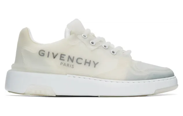 Givenchy White Baskets Wing Sneakers (BH002WH0MW)