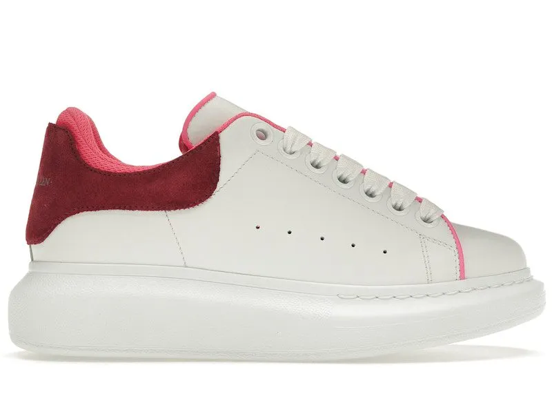 Alexander McQueen Oversized White Velvet Fuchia (755621WIDJZ8709)