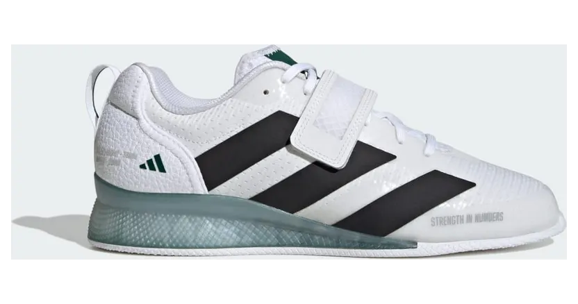 Adidas Adipower Weightlifting 3 Cloud White / Core Black / Collegiate Green (IH8233)
