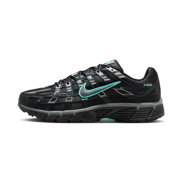 Nike P-6000 “Black / Hyper Turquoise / Cool Grey / Metallic Cool Grey” (IR1477-010)