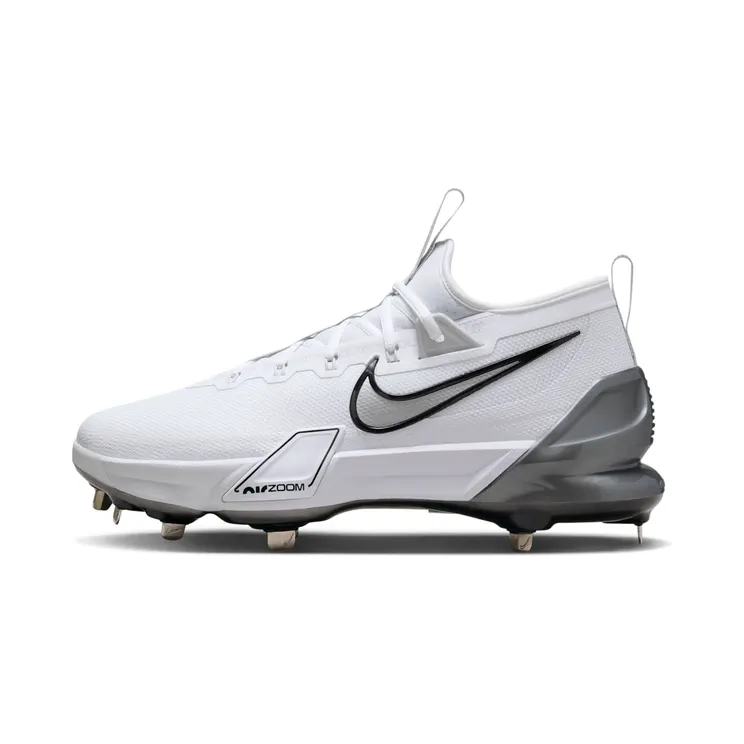 Nike Force Zoom Trout 9 Elite White Black Pure Platinum Metallic Silver (FB2906-102)
