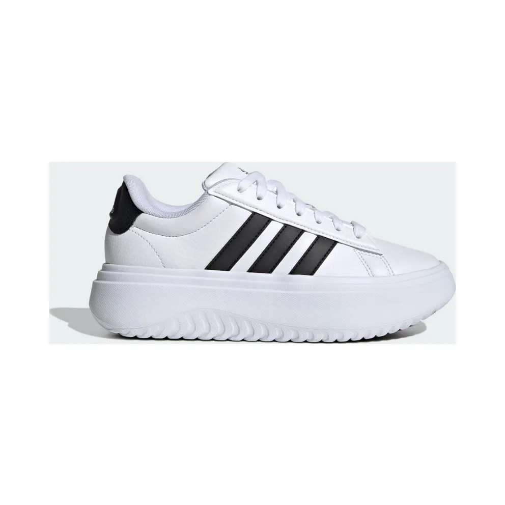 adidas Grand Court Platform Schuh Cloud White / Core Black / Core Black (IE1092)