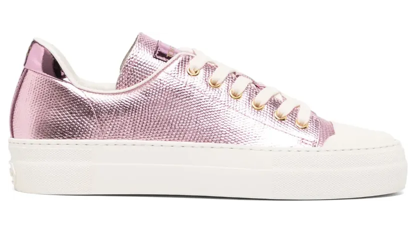 TOM FORD Sneakers im Metallic-Look – Rosa (W2878LCL232G)