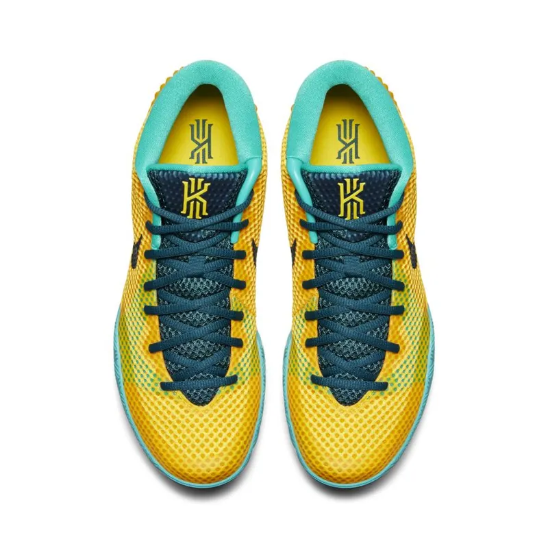 Nike Kyrie 1 Letterman Tour Yellow/University Gold-Light Retro-Teal (705277-737)
