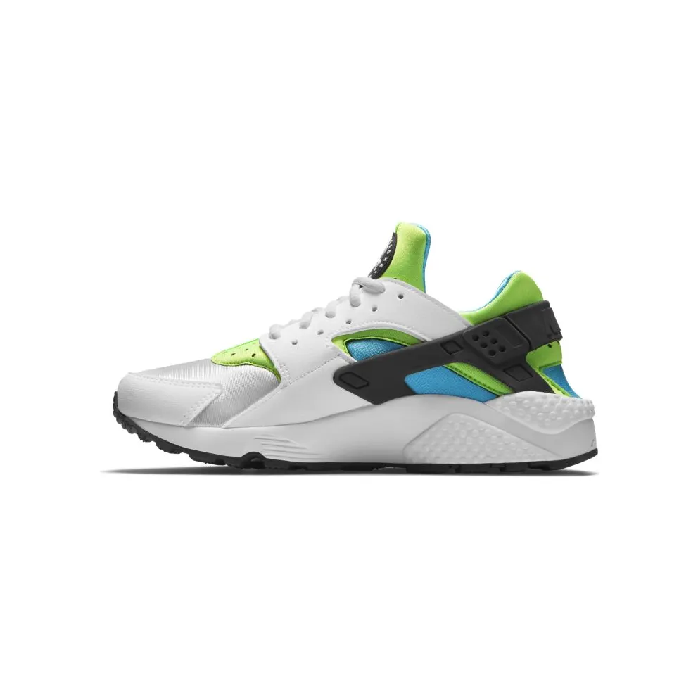 Nike Air Huarache Run White Clearwater Flash Lime (W) White/White-Clearwater-Flash Lime (634835-100)
