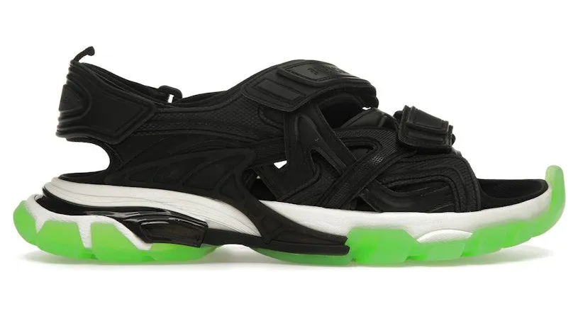 Balenciaga Track Sandal Black White Green (655954W2CC41038)