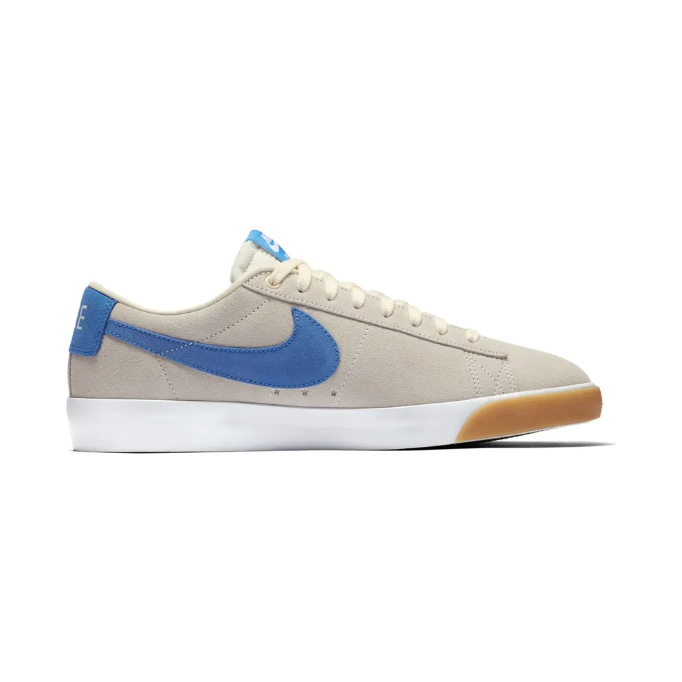 Nike SB Blazer Low Pale Ivory Pacific Blue Pale Ivory/White-Gum Light Brown-Pacific Blue (704939-103)
