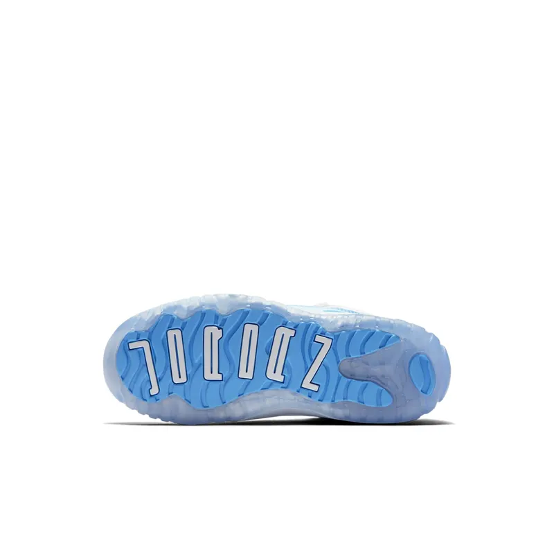 Jordan 11 Retro Low UNC (PS) White/University Blue-Black (505835-106)